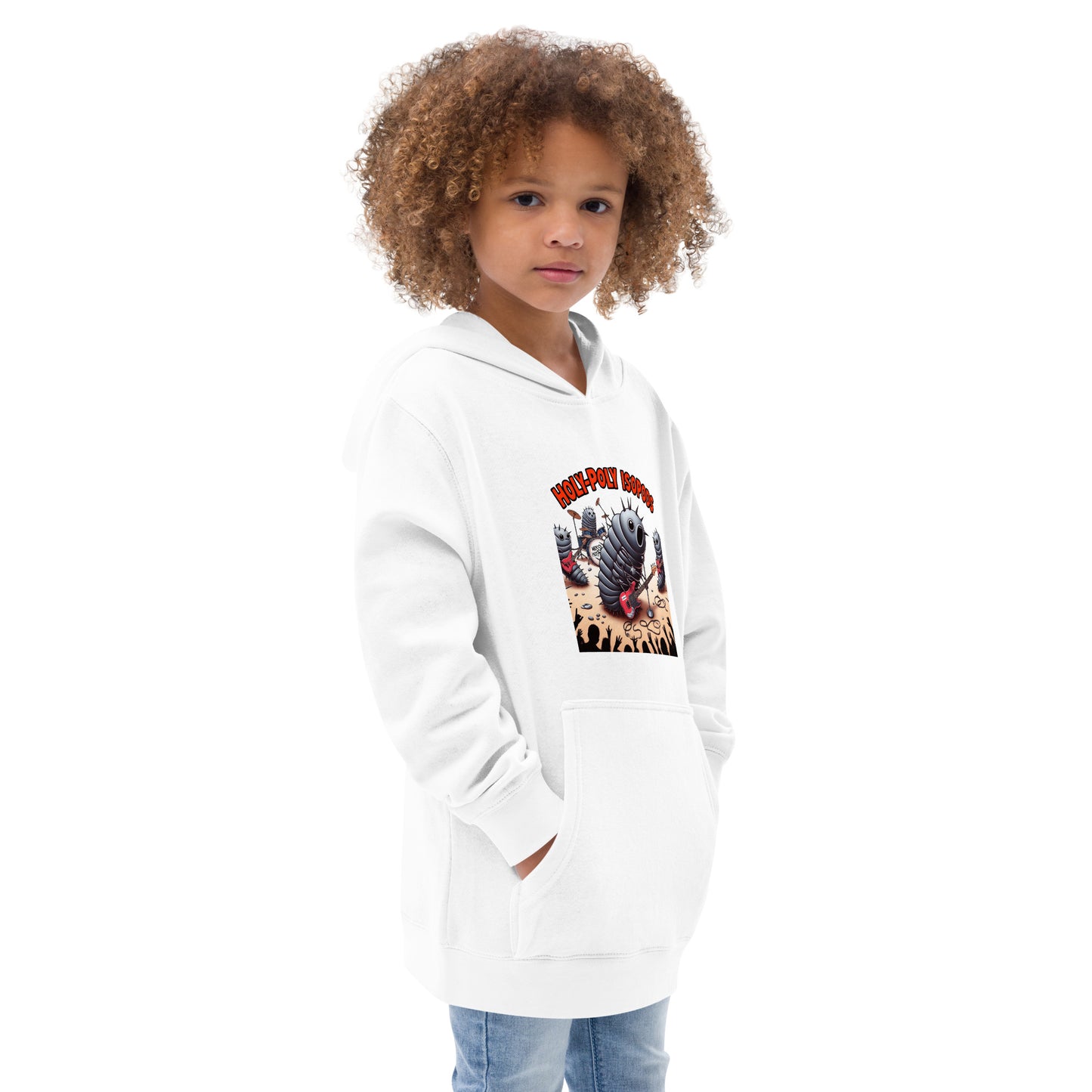 Holy-Poly Rocks!!! - Youth Fleece Hoodie