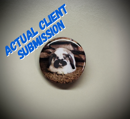 Custom 1” Pinback Button