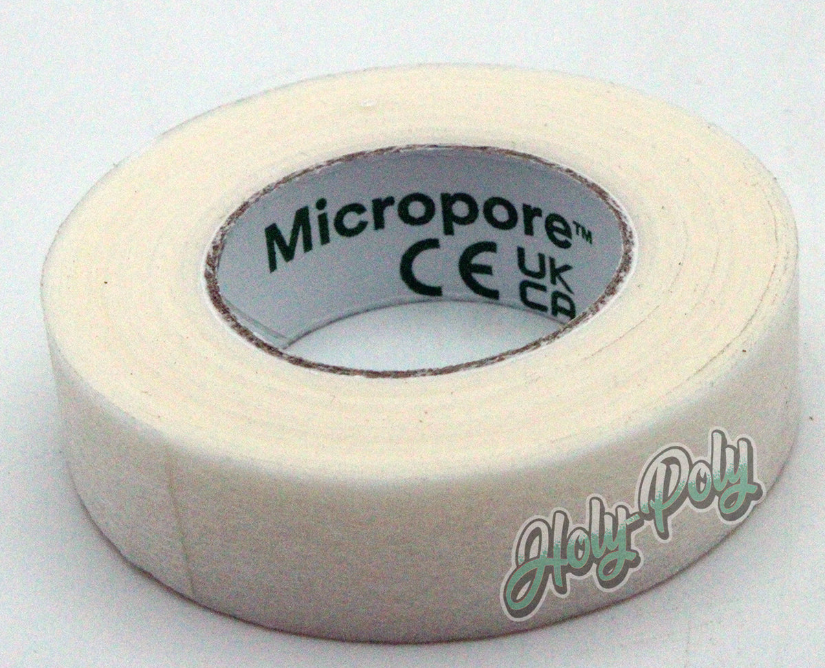 Breathable medical vent tape roll for springtail culture cup ventilation