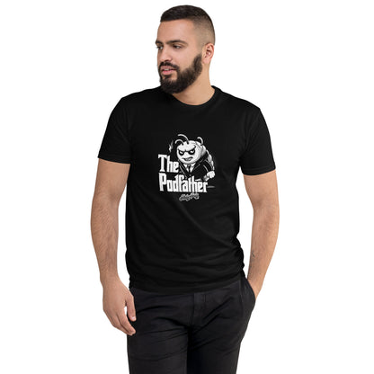 Holy-Poly Isopods exclusive men’s tee t-shirt "The Podfather" gangster mobster boss godfather b&w black white funny