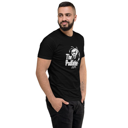 Holy-Poly Isopods exclusive men’s tee t-shirt "The Podfather" gangster mobster boss godfather b&w black white funny