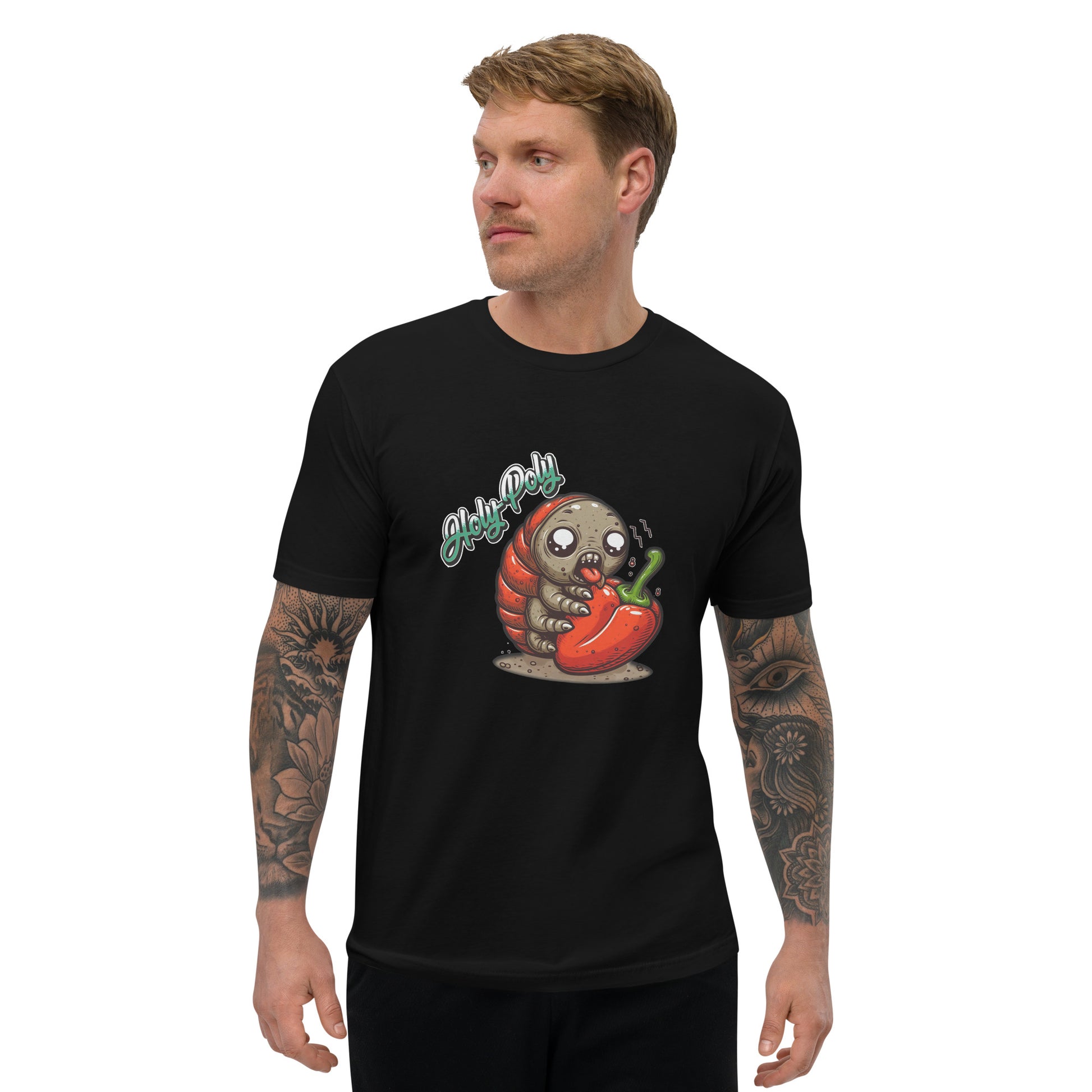 Holy-Poly Isopods exclusive for sale - roly rolly rollie mens t-shirt tee clothing brings the heat hot pepper chile funny black