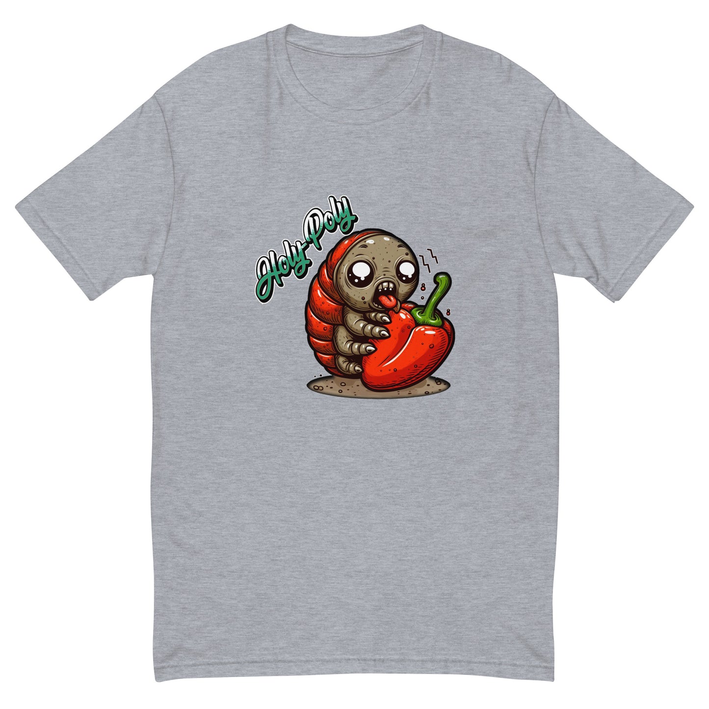 Holy-Poly Isopods exclusive for sale - roly rolly rollie mens t-shirt tee clothing brings the heat hot pepper chile funny pepperhead grey gray