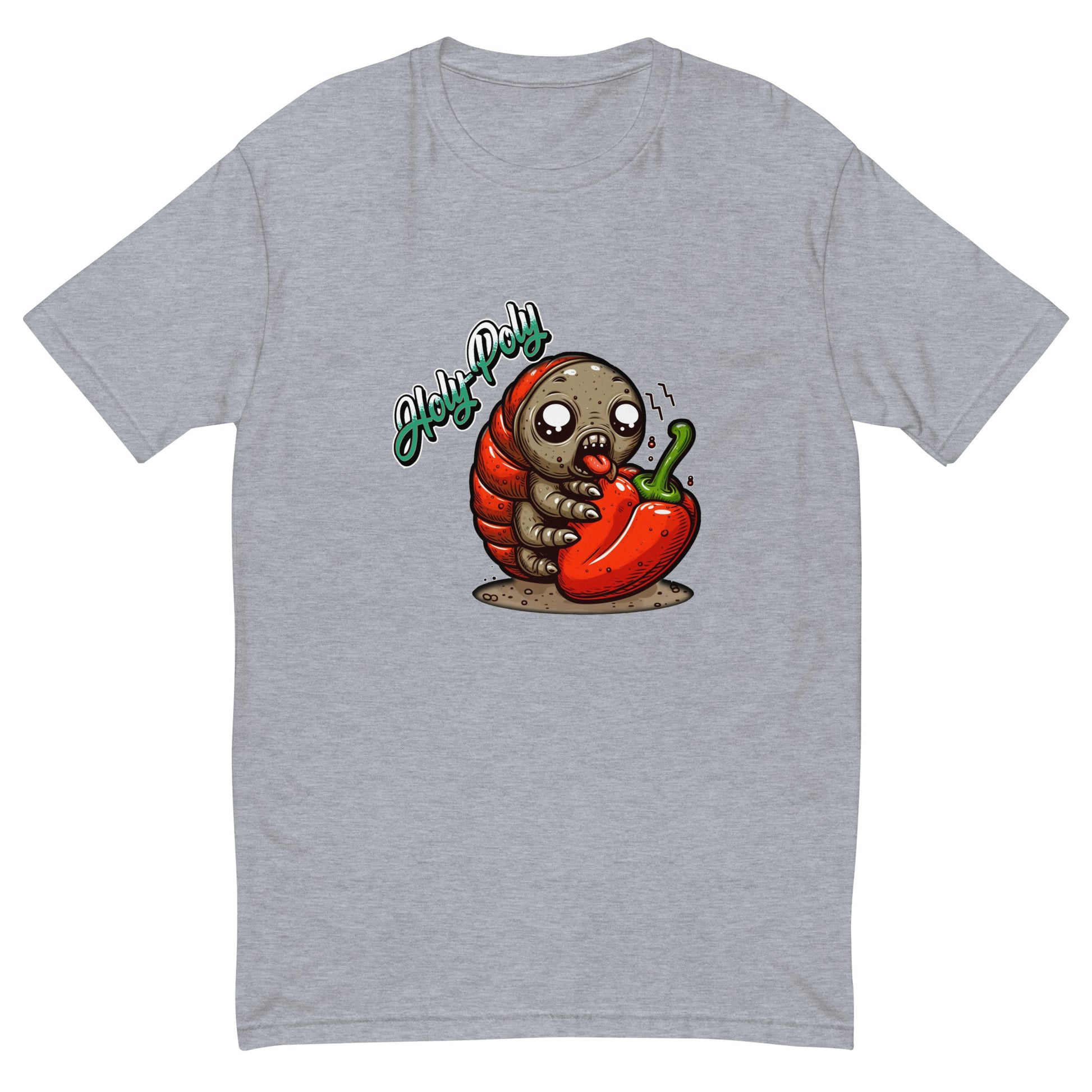 Holy-Poly Isopods exclusive for sale - roly rolly rollie mens t-shirt tee clothing brings the heat hot pepper chile funny pepperhead grey gray
