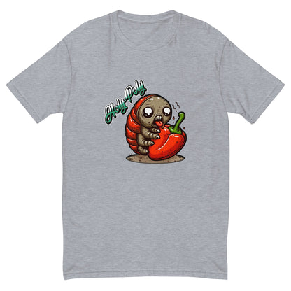Holy-Poly Isopods exclusive for sale - roly rolly rollie mens t-shirt tee clothing brings the heat hot pepper chile funny pepperhead grey gray
