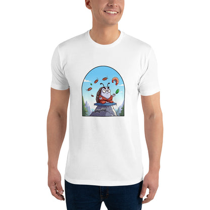 The Isopod Monk Tee by Holy-Poly Isopods (shirt clothing) Angry for sale, White